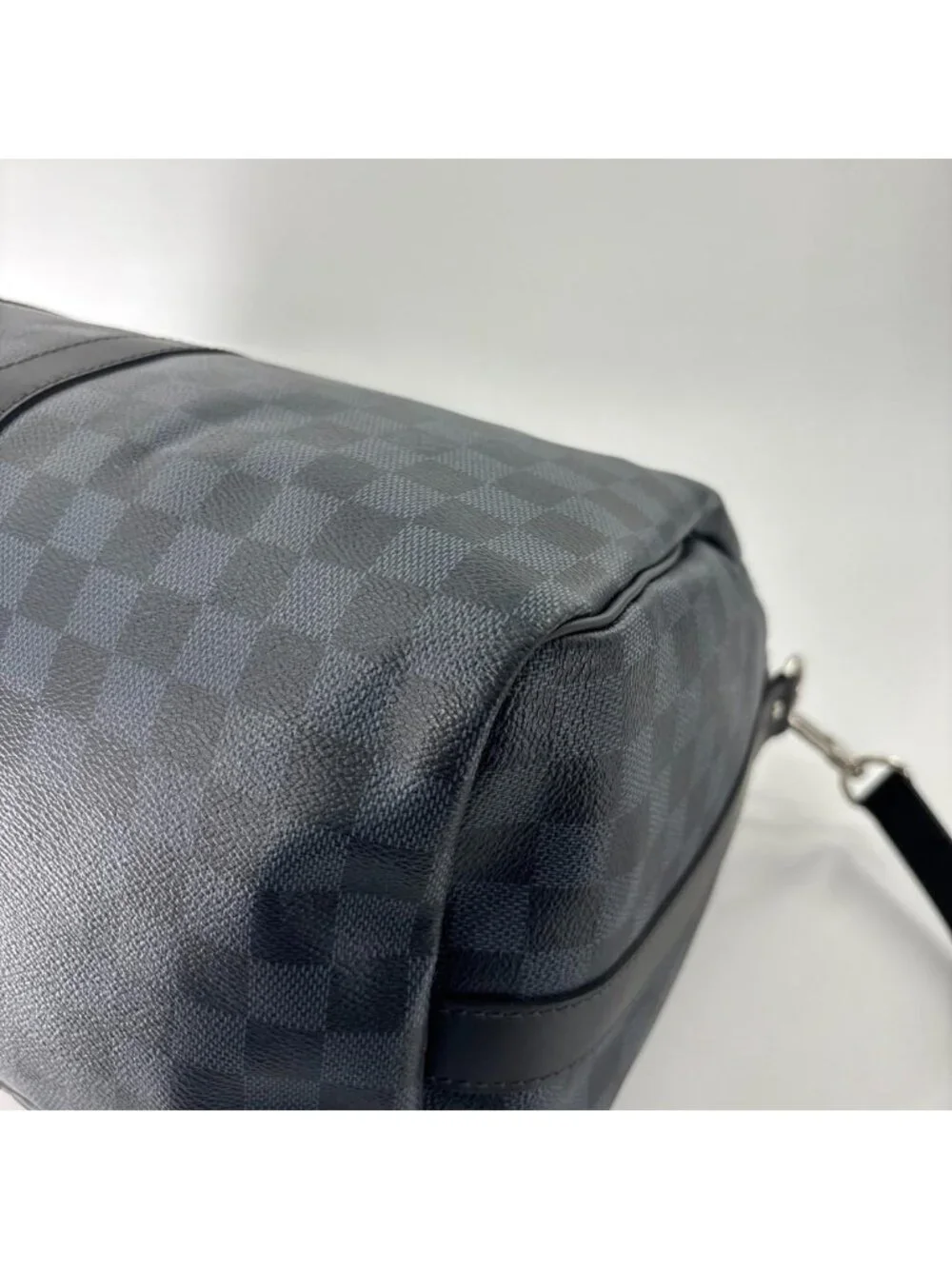 Louis Vuitton Damier Cobalt Keepall Bandouliere 45 Boston Bag